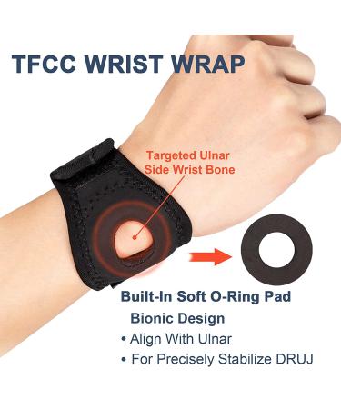 JOMECA Wrist Brace for TFCC Tears and Ulnar Sided Wrist Pain - Support for Carpal Tunnel, Arthritis, DRUJ Instability - Fits Left and Right Hand (S/M) - Buy Online on GoSupps.com