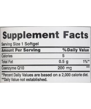 Puritan's Pride CoQ10 200mg 240 Rapid Release Softgels for Heart Health - 1 Pack - Buy Online on GoSupps.com