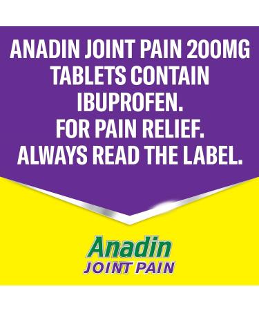 Anadin Joint Pain Relief Ibuprofen Tablets 16s - Fast and Effective Pain Relief - Buy Online on GoSupps.com
