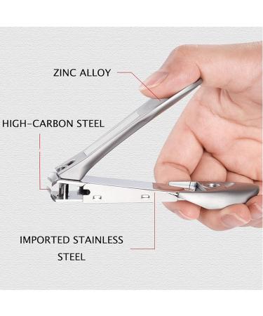 HCHGJKN Nail Clippers Professional Stainless Steel Nail Clipper No Splash Manicure Nippers for Thick/Thin Finger Toenails Tools Nail Scissors Nail Cut(Gold Small) S Gold - Buy Online on GoSupps.com