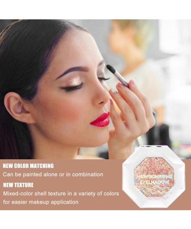 2 Diamond Glitter Eyeshadow - Monochrome Eye Shadow Highlighter for Eyes Cheeks and Collarbone Eye Shadow Glitter Sequins for 2 Pcs 105# Colorful World - Buy Online on GoSupps.com
