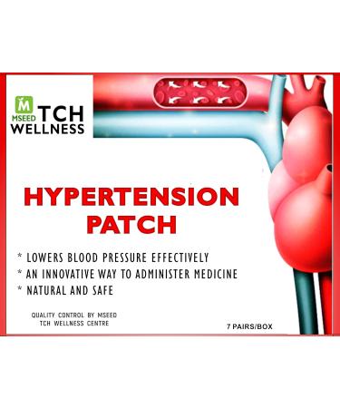 Herbal 100% Natural Lowering Blood Pressure Heat transdermal Patch for Hypertension (3 Boxes) 42 Patches - Buy Online on GoSupps.com