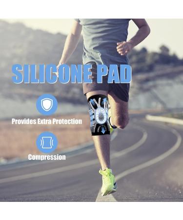 YOGINGO Professional Knee Brace with Patella Gel Pad & Stabilizers - Large Size - Buy Online on GoSupps.com