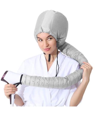 COANSEN hair dryer hoods hair dryer with elastic band for hair styling deep care and drying (Sliver)