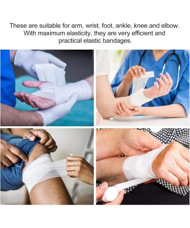 Shop NOLITOY 12 Rolls Elastic Band Protective Gauze - Nylon Sports Tape for Injury Prevention & Support | International Shipping Available - Buy Online on GoSupps.com