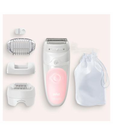 Buy Braun Silk- pil 5 Epilator for Women - Hair Removal Trimmer Massager Accessories Included - Model 5-620 Flamingo - Fast International Shipping - Buy Online on GoSupps.com