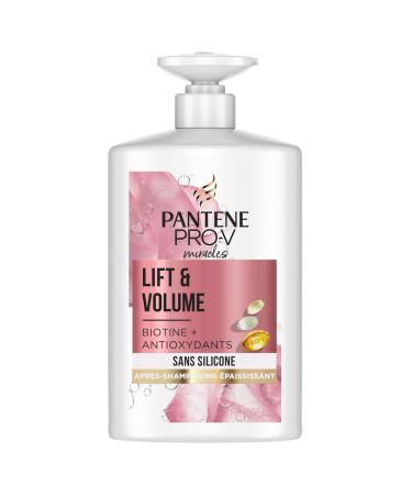 Pantene Apr s-shampoing paississant Biotine Et Eau De Rose Lift & Volume XL Avec Pompe 1000 ml Lift & Volume Apr s-shampoing nouvelle formule