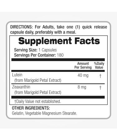 FITO MEDIC S Lab Lutein 40mg - 180 Capsules | Ultra High Absorption | Lutein & Zeaxanthin Supplements for Eye Health - Buy Online on GoSupps.com