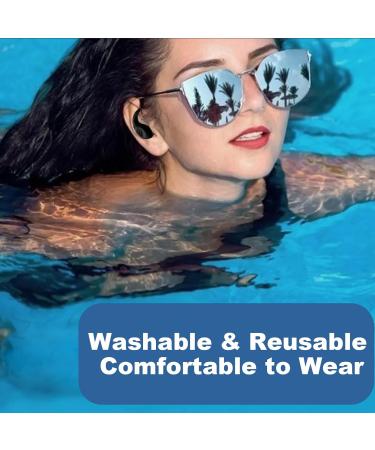 3 Pairs Noise Cancelling Ear Muffs for Sleeping & Study | Reusable Silicone Earplugs for Concerts & Travel - Black & Blue - Buy Online on GoSupps.com