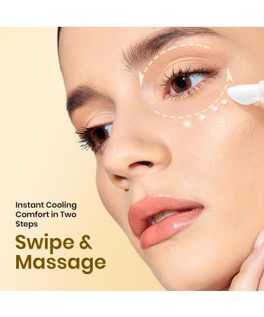 Beetles Caffeine Eye Cream with Retinol, Blur & Glow Under Eye Cream for Dark Circles & Puffiness, Help Improve the Look of Fine Lines, Brighten Eyes Care with Cooling Metal Tip, 0.68 fl oz (20 ml) - Buy Online on GoSupps.com