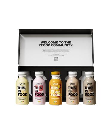 YFOOD Drinking Meal: On-the-Go Nutrition with 33g Protein & 26 Vitamins - 5x500ml Pack - Buy Online on GoSupps.com
