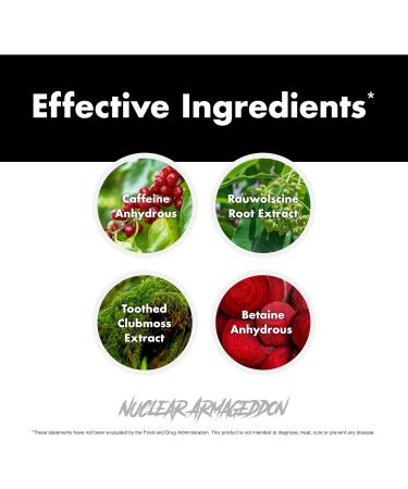 Anabolic Warfare Nuclear Armageddon Pre Workout Powder Pre-Workout for Men & Women with L-Citrulline Beta Alanine Powder and Caffeine (Ballistic Berry Lemonade - 30 Servings) - Buy Online on GoSupps.com