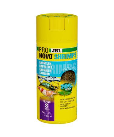 JBL Pronovo Shrimps Grano main feed for shrimps of 1-20 cm fish feed granulate click dose size S 250 ml pronovo shrimp grano 250 ml