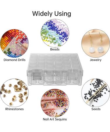 30 Slots Diamond Painting Storage Containers - Bead Organizer & Embroidery Box for Rhinestones - 1 Pack - Buy Online on GoSupps.com