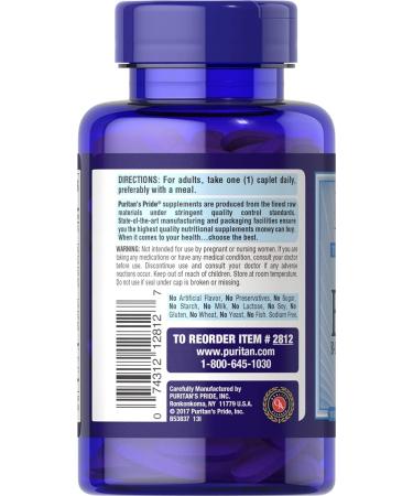 Puritan's Pride Vitamin B100 Complex Timed Release 100 Caplets - 100 Count - Buy Online on GoSupps.com