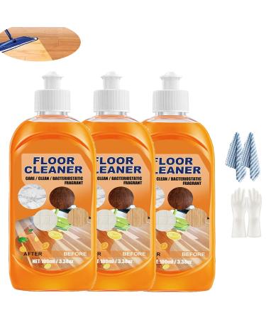 Alkyne Momeng Floor Cleaner Orange Momeng Floor Cleaner Honifee Cleaning Products Powerful Decontamination Floor Cleaner For Wood Tile Floor (3PCS)