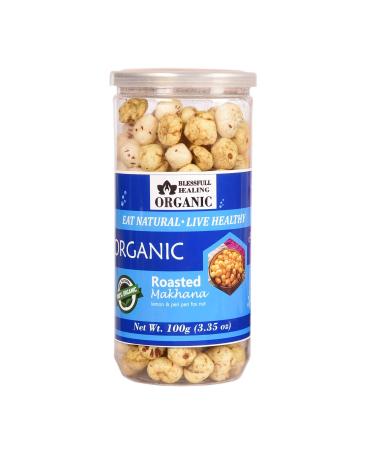 Blessfull Healing Organic Roasted Lemon & Peri Peri Flavour Makhana 100 grams Lemon & Peri Peri