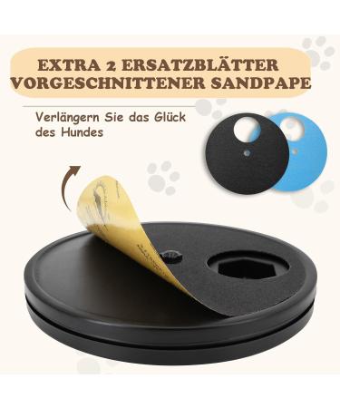 Ykall Dog Claw Grinder - Stress-Free Nail File & Treat Scratching Board | 360 Rotation Dog Scratch Pad for Healthy Nails - Buy Online on GoSupps.com