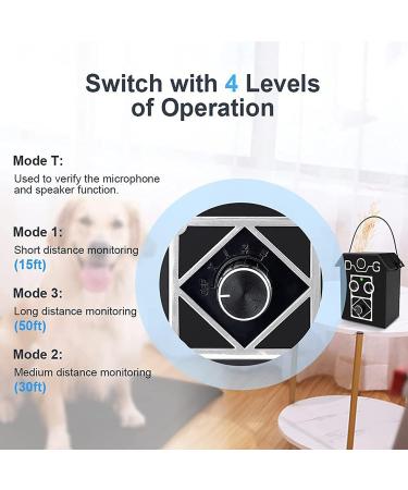 Dog Barking Control Device Automatic Anti Barking Device for Dogs 50 Ft Waterproof with 4 Adjustable Mode 2 Sound Speakers Stop Dog Barking Deterrent Anti-Bark Dog Training Tool Indoor/Outdoor - Buy Online on GoSupps.com