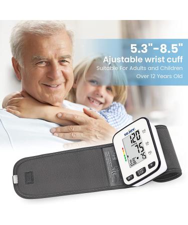 Digital Wrist Blood Pressure Monitor - Accurate Automatic BP Meter for Home Use with Large Display and Irregular Heartbeat Detection - Buy Online on GoSupps.com
