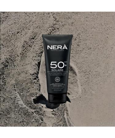 NERA Pantelleria Water Resistant SPF50+ Very High Protection Sunscreen Lotion 200ML - Nourishing Face Sun Cream with UVA/UVB Filters Prevents Dehydration & Skin Aging For Men and Women - Buy Online on GoSupps.com