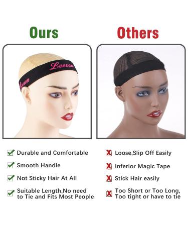 Leeven 5 Pcs Elastic Band for Wig Edges + Hair Edge Brush | Adjustable Lace Melt Bands for Lace Frontal Wigs | Edge Wrap Tool - Buy Online on GoSupps.com