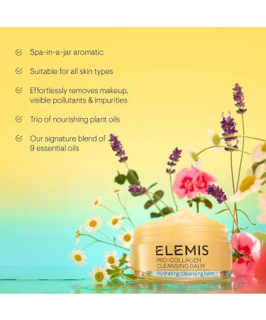 ELEMIS Pro-Collagen Cleansing Balm 3in1 Melting Facial Cleanser for Deep Cleansing Wash Infused with 9 Nourishing Essential Oils Daily Moisturising Makeup Remover for Clean Glowing Skin 50gr Pro-Collagen Cleansing Balm 50g New - Buy Online on GoSupps.com