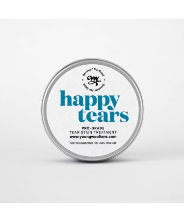 Happy Tears Starter Kit for Dog Tear Stain Removal - Natural Safe & Effective Tear Stain Cleaner For White Dogs Puppies Bulldogs Frenchies & More - Buy Online on GoSupps.com