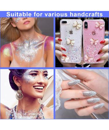  VIVIIHOO Glitter face makeup kit - 6 colors of thick iridescent glitter for nails eyes lips hair and body - Easy to apply and remove. Ideal - Buy Online on GoSupps.com