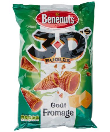 Benenuts Bugles 3d'S Cheese Flavor Appetizer Biscuits, 85g