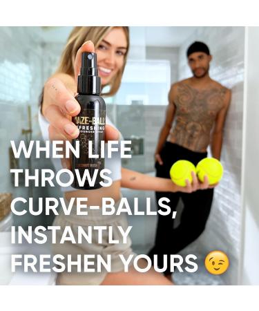 Derm Dude Amaze Balls Deodorant & Anti Chafing Sack & Groin Spray for Men | Formulated with All-Natural DeoPlex for Odor Control | With Refreshing Aloe Vera - Strawberry Lollipop Scent | 2oz (1 Pack) - Buy Online on GoSupps.com