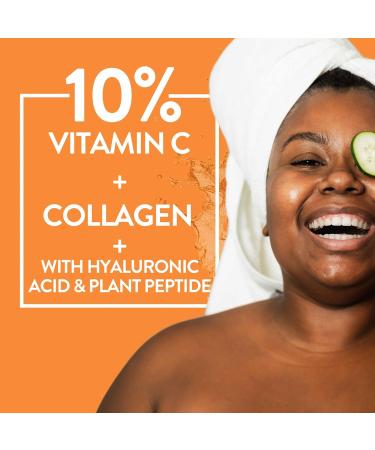 By Nature Gel Face Moisturizer - 10% Vitamin C + Collagen Peptide Brightening Moisturizer for Face and Neck - Energize and Hydrate Dull Skin + Fade Dark Spots - Dry Skin Face moisturizer Gel - Buy Online on GoSupps.com