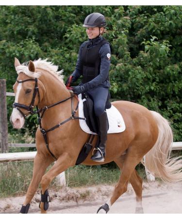 WALDHAUSEN Breastplate with Safety Reins Secutrust - VB/WB Black | Shop Internationally - Buy Online on GoSupps.com