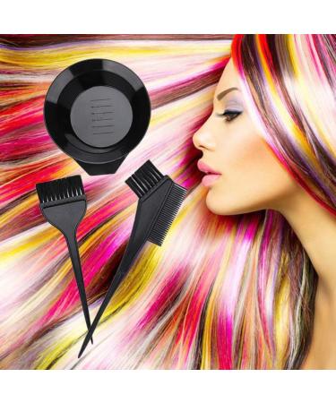 Professional Hair Dye Installation Set - 4PC Color Bowl & Tinted Sheet Tools for Salon Use | International Shipping - Buy Online on GoSupps.com