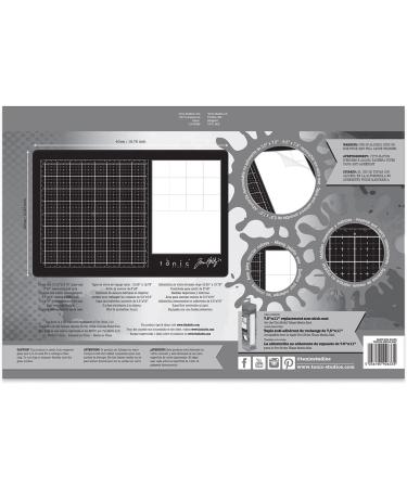 Tim Holtz Travel Glass Media Mat 10.25X15.5 - Tonic Studios - Multi - Buy Online on GoSupps.com