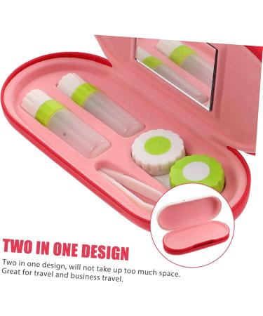 Shop Solustrie Double-Lodged Portable Glasses Case - Travel Accessory for Vacation & Lenses | Stylish & Functional Double Glasses Holder - Buy Online on GoSupps.com