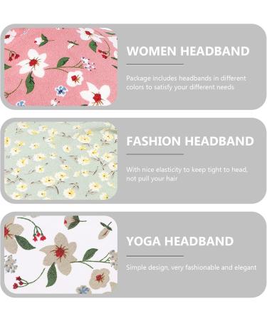 Beavorty 6Pcs Floral Elastic Hair Scarves - Boho Triangle Headband for Women | Ideal for Running Yoga & Beach Mixed Colors - Buy Online on GoSupps.com