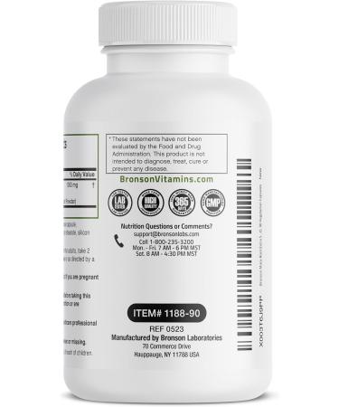 Buy Bronson Maca Root Extra Lepidium Meyenii - Non-GMO 90 Vegetarian Capsules | Vegan Supplement for Energy & Vitality - Buy Online on GoSupps.com