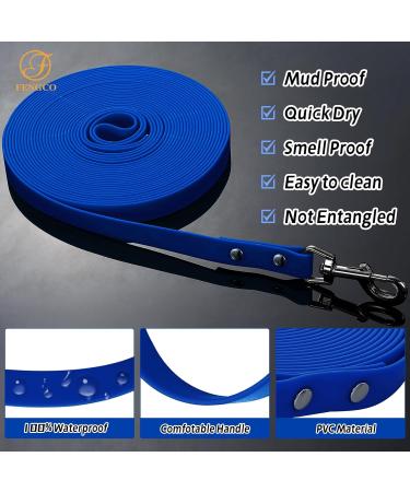 Waterproof Dog Leash - Chew Proof Tie-Out & Training Leash (3m Blue) - Durable & Weather-Resistant - Buy Online on GoSupps.com