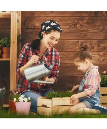 Kunyeah Floral Crochet Hair Bandana Set - Boho Vintage Headbands for Women (Yellow/Black) - Buy Online on GoSupps.com