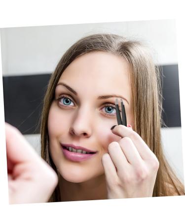 Beavorty 1 Set Eyebrow Tweezers Eyebrow Scissor Beauty Eyebrow Tweezer Eyebrow Hair Tweezers Nose Hair Facial Hair Tweezers Eyebrow plier Hair Clip Miss Stainless Steel Make up Eyebrow Clip 8.5x5.3cm Black - Buy Online on GoSupps.com