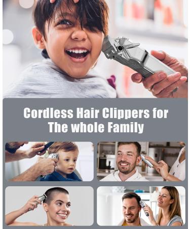 Jack & Rose Cordless Hair Clippers & Trimmers Set | Professional Barber Clippers for Men - Perfect for Home & Salon Use - Buy Online on GoSupps.com