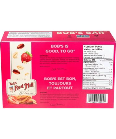 Bob's Red Mill Oat Bar Peanut Butter & Jelly (Pack Contains 12 Units of 50g Each) Peanut Butter 600g - Buy Online on GoSupps.com