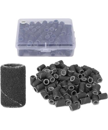 Nail Sanders 240 Grit Nail Art Sanding Bands Surface for Nail Drill(HQ-14 black 240#) - Buy Online on GoSupps.com