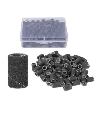 Nail Art Sanding Bands Nail Drill Bits Reliable Manicure Sanding Bands Sanding Bands for Nail Salon(HQ-14 black 240#) - Buy Online on GoSupps.com