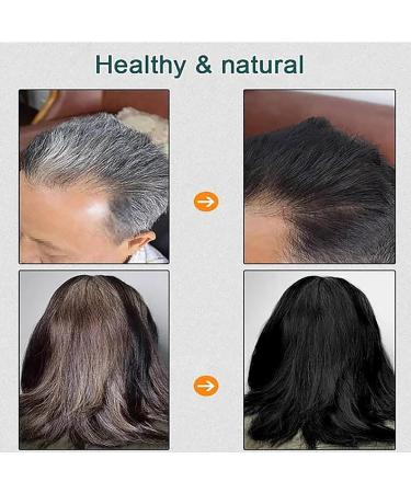Zhihuashi Plant-Based Hair Coloring Cream | Caviar Hair Color for Gray Coverage | Qiweitang Bubble Hair Dye Shampoo | Natural Black Dye for Soft Vibrant Hair - Buy Online on GoSupps.com