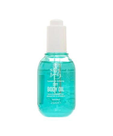 Sol Beauty Coconut Scent Dry Body Oil with Coconut Oil, Argan Oil & Vitamin E, Helps Smooth and Soften Skin, Vegan Friendly Lightweight Moisturizer 45ml