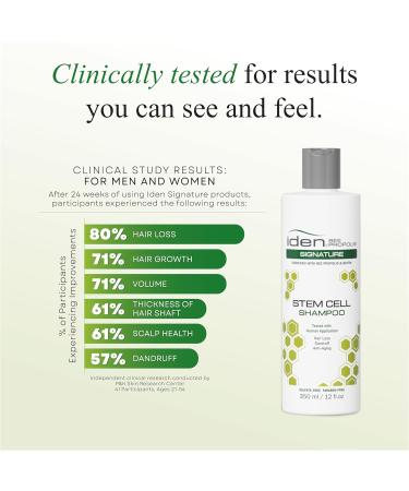 IDEN Signature Stem Cell Shampoo & Hair Masque Set | Promotes Healthy Hair Growth with Bee Propolis & Stem Cell Extracts | 12 fl. oz Each - International Shipping Available - Buy Online on GoSupps.com