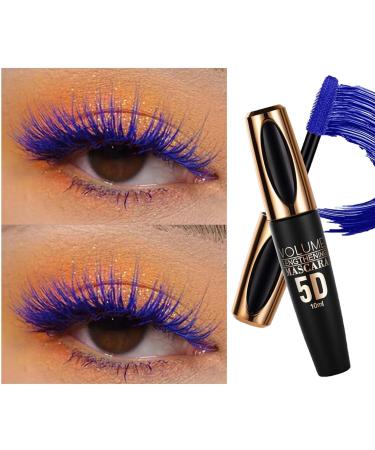 EONFAVE Silk Fiber 5D Mascara blue telescopic mascara for eyelashes waterproof and smudgeproof quickdrying nonclogging mascara long eyelashes blue eyes makeup blue 10 ml 1er Pack - Buy Online on GoSupps.com