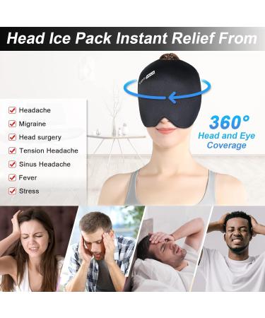 ComfiTECH Migraine Relief Hat with Eye Ice Pack - Soothes Headaches and Puffy Eyes - Buy Online on GoSupps.com